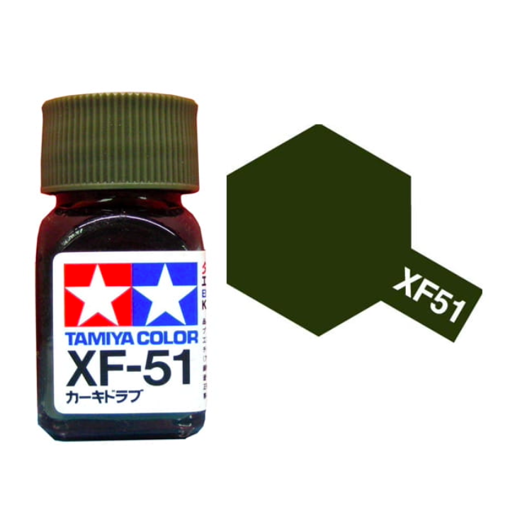 Tamiya 80351 Enamel XF-51 Khaki Drab Matt 10ml