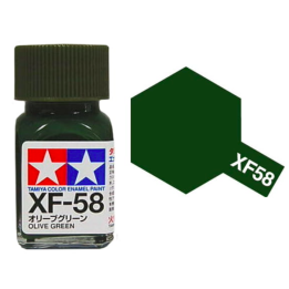 Tamiya 80358 Enamel XF-58 Olive Green Matt 10ml