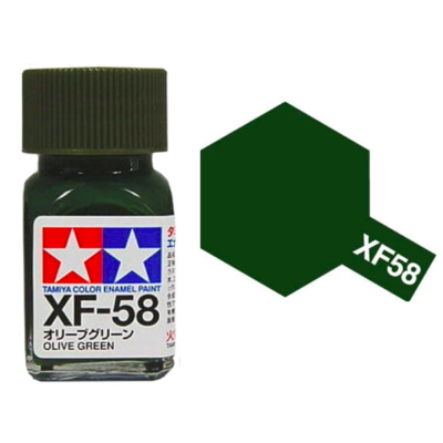 Tamiya 80358 Enamel XF-58 Olive Green Matt 10ml