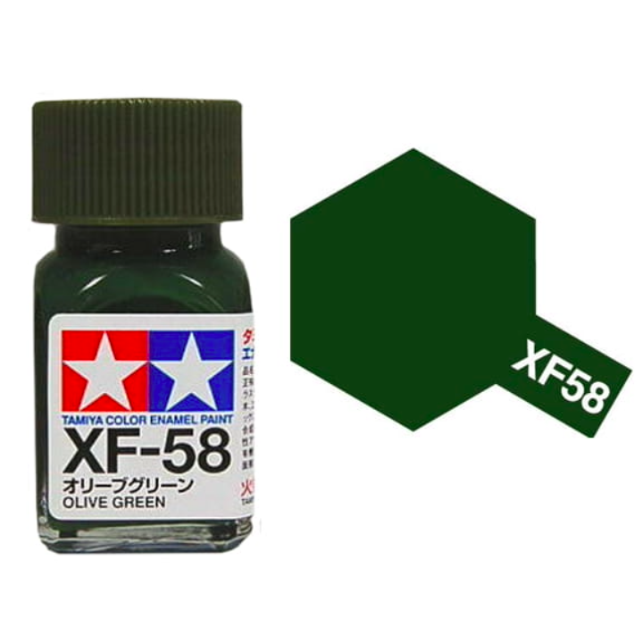 Tamiya 80358 Enamel XF-58 Olive Green Matt 10ml