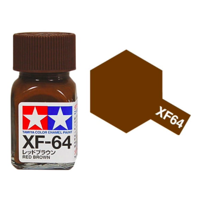 Tamiya 80364 Enamel XF-64 Red Brown Matt 10ml