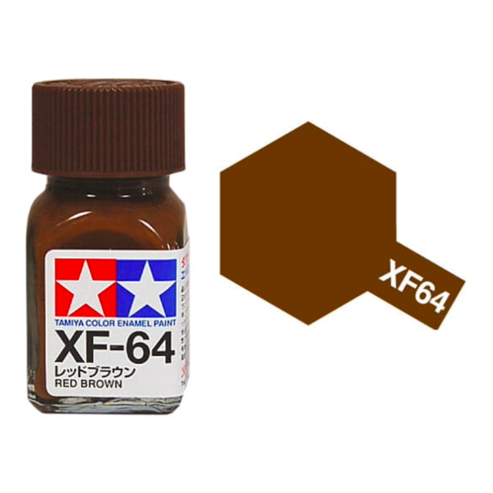Tamiya 80364 Enamel XF-64 Red Brown Matt 10ml