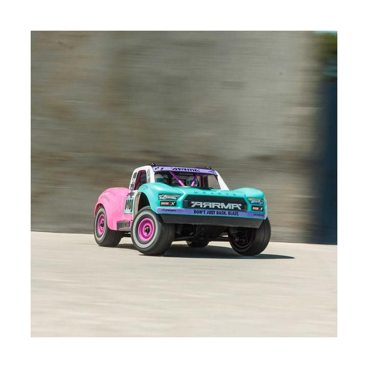 Arrma Mojave Grom 223S BLX 1:18 4WD Smart RTR modrá
