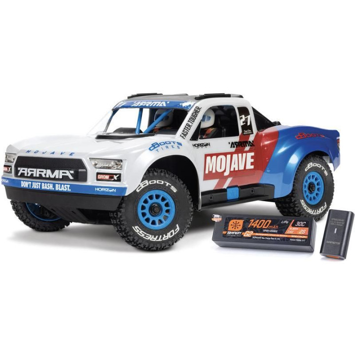 Arrma Mojave Grom 223S BLX 1:18 4WD Smart RTR modrá