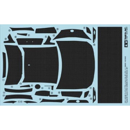 Tamiya 1/24 SCALE Toyota 86/Toyota GT86 CARBON PATTERN DECAL SET