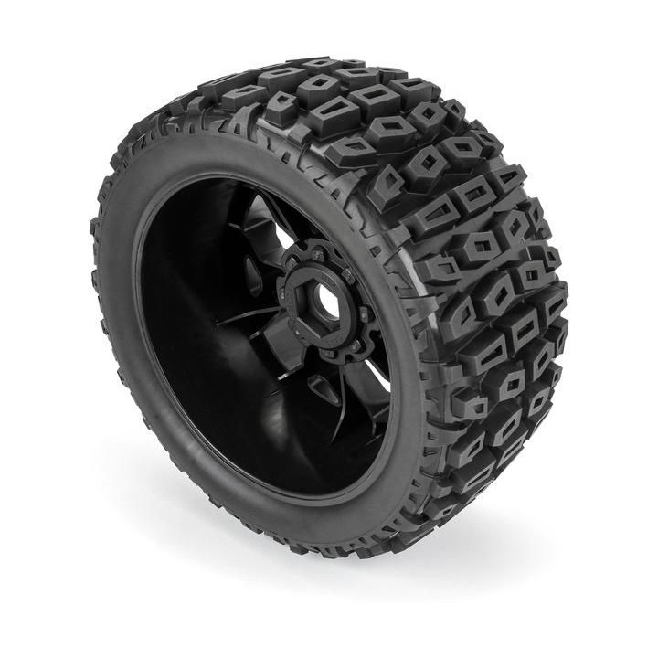Duratrax kolo 5.7" 1:6 Brutus Monster Truck, disk Ripper černý H24mm (2)