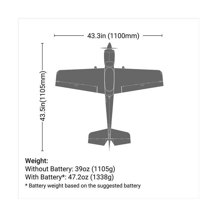 E-flite Sportix 1.1m PNP