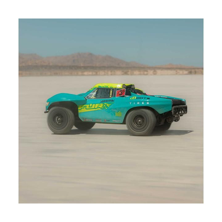 Arrma Fury 223S BLX 2WD 1:10 RTR DSC modrá