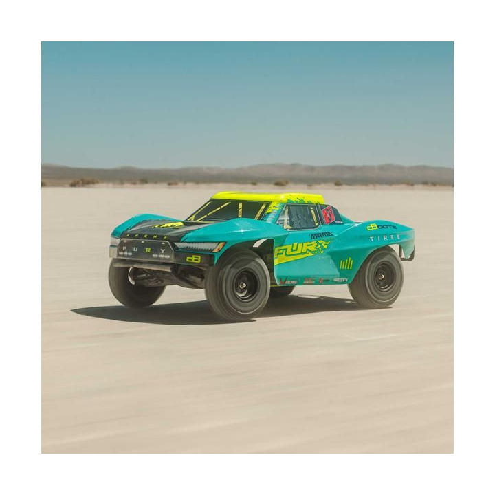 Arrma Fury 223S BLX 2WD 1:10 RTR DSC modrá