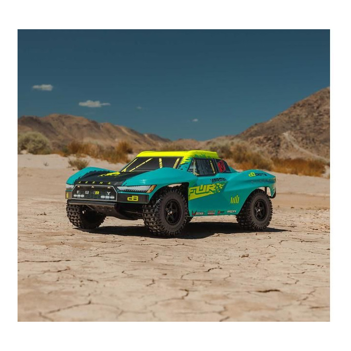 Arrma Fury 223S BLX 2WD 1:10 RTR DSC modrá