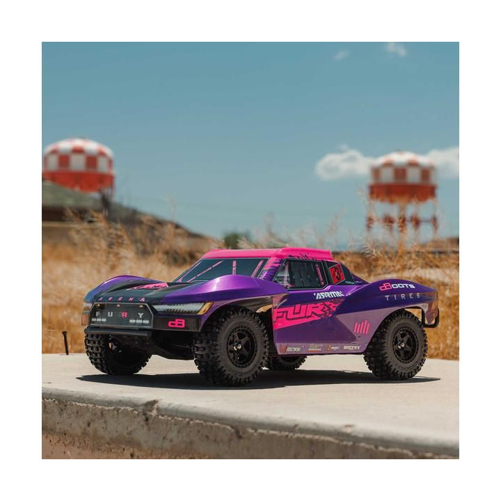 Arrma Fury 223S BLX 2WD 1:10 RTR DSC modrá