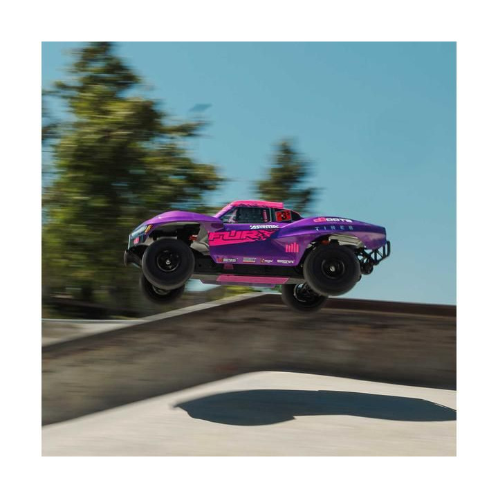 Arrma Fury 223S BLX 2WD 1:10 RTR DSC modrá