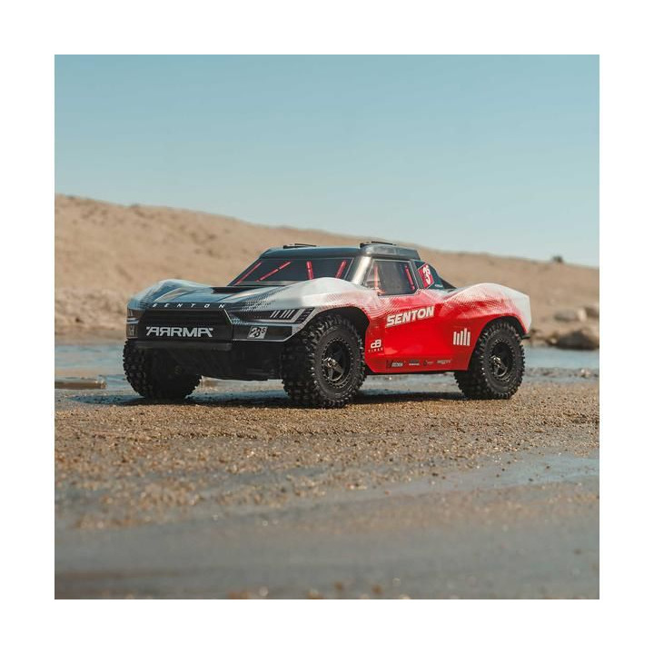 Arrma Senton 223S BLX 4WD 1:10 RTR DSC červená