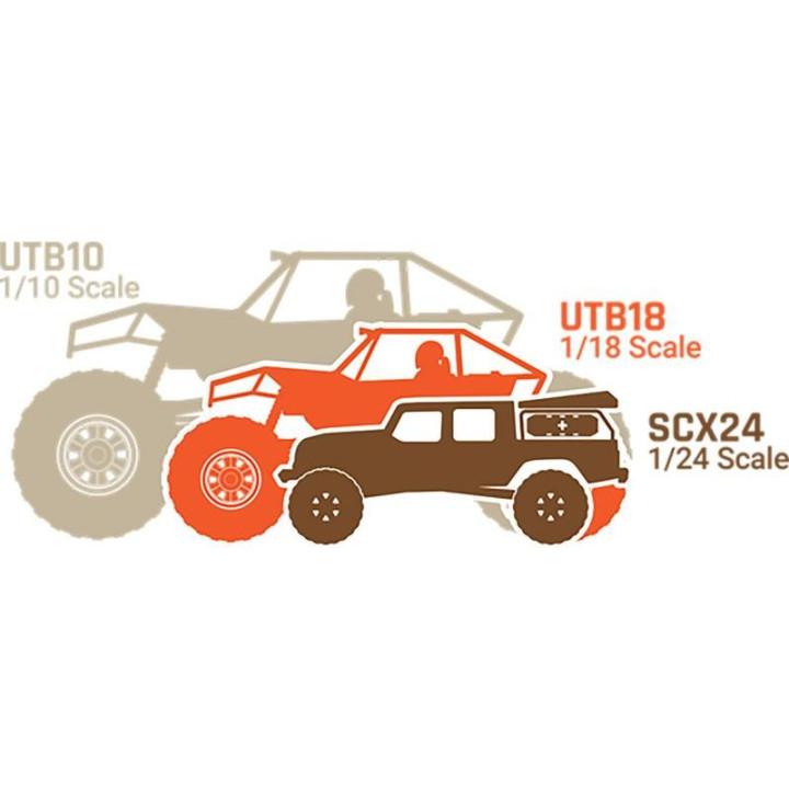 Axial Capra 4WS 1:18 4WD RTR modrá