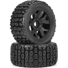 Duratrax kolo 5.7" 1:6 Brutus Monster Truck, disk Ripper černý H24mm (2)