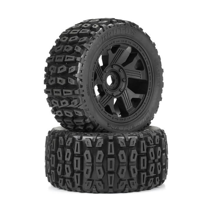 Duratrax kolo 5.7" 1:6 Brutus Monster Truck, disk Ripper černý H24mm (2)