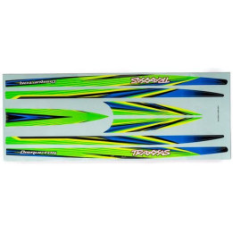 Traxxas samolepky trupu zelená (pro Distruptor)