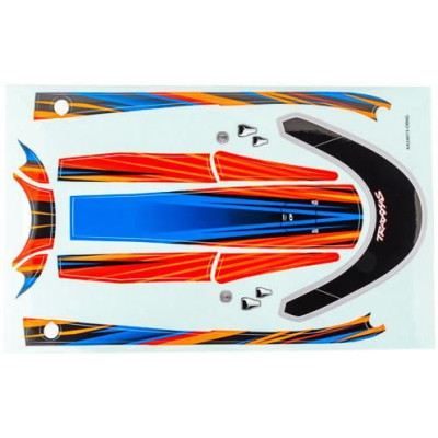 Traxxas samolepky paluby oranžová (pro Distruptor)