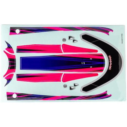 Traxxas samolepky paluby růžová (pro Distruptor)