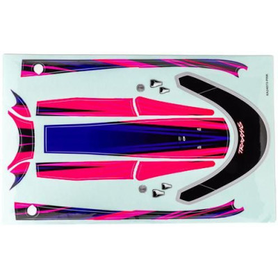 Traxxas samolepky paluby růžová (pro Distruptor)