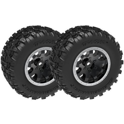 Traxxas kolo 2.1/2.6", disk černý, pneu Sledgehammer (zadni) (2)