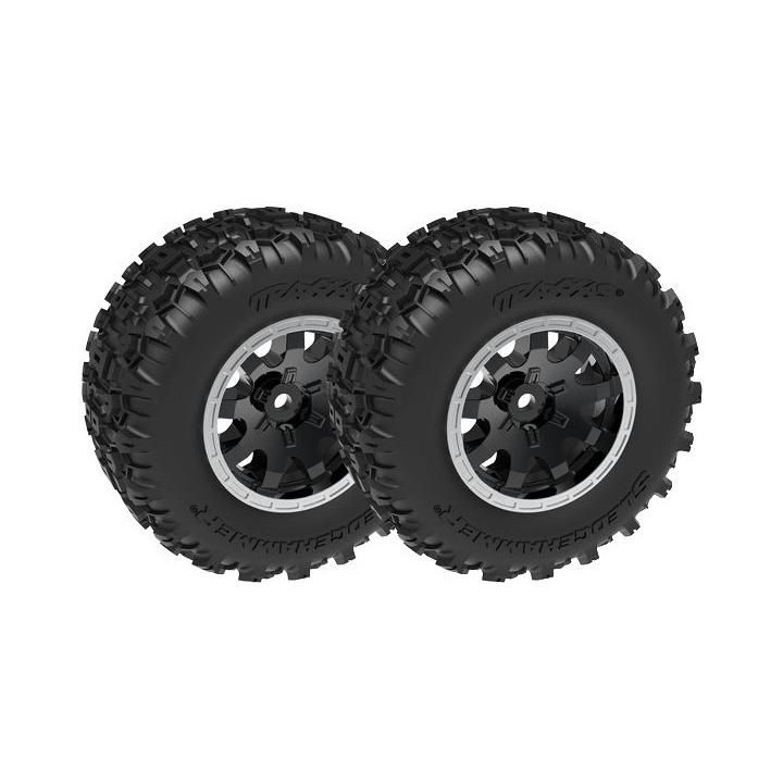 Traxxas kolo 2.1/2.6", disk černý, pneu Sledgehammer (zadni) (2)