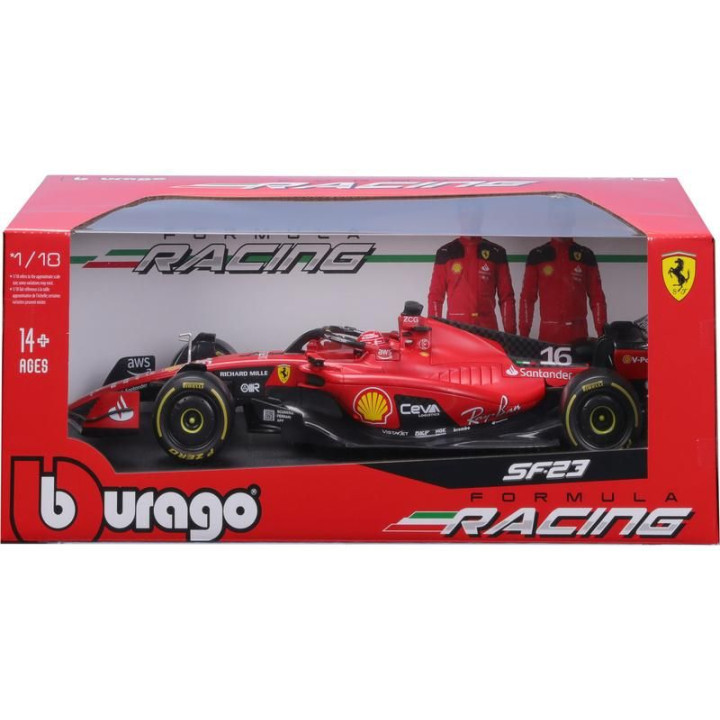 Bburago Ferrari SF-23 1:18 NOLeclerc
