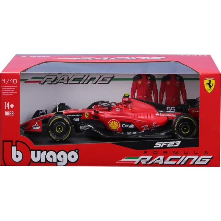 Bburago Ferrari SF-23 1:18 NOSainz