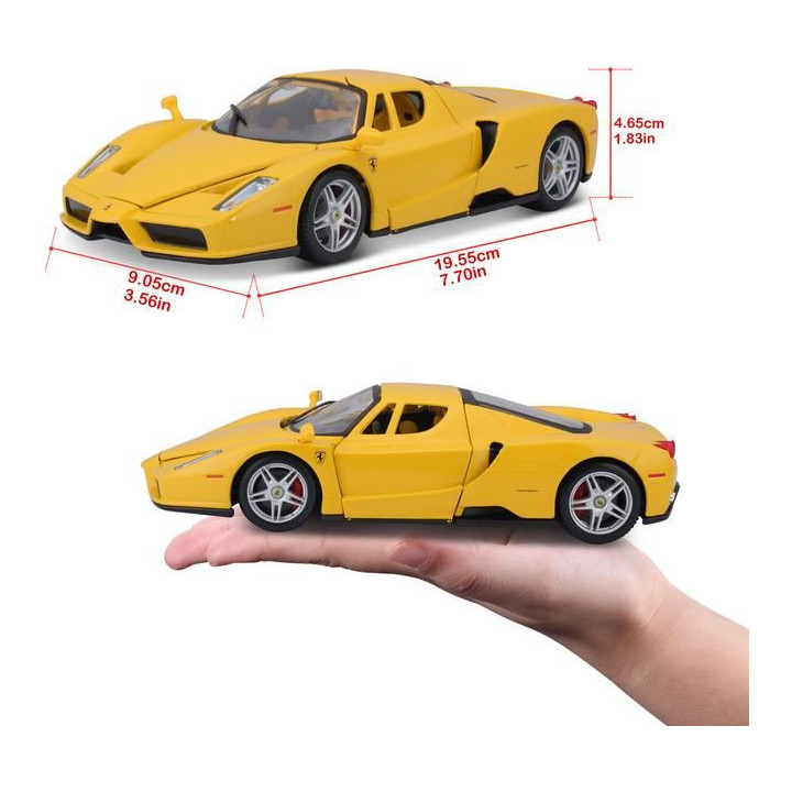 Bburago Ferrari Enzo 1:24 žlutá