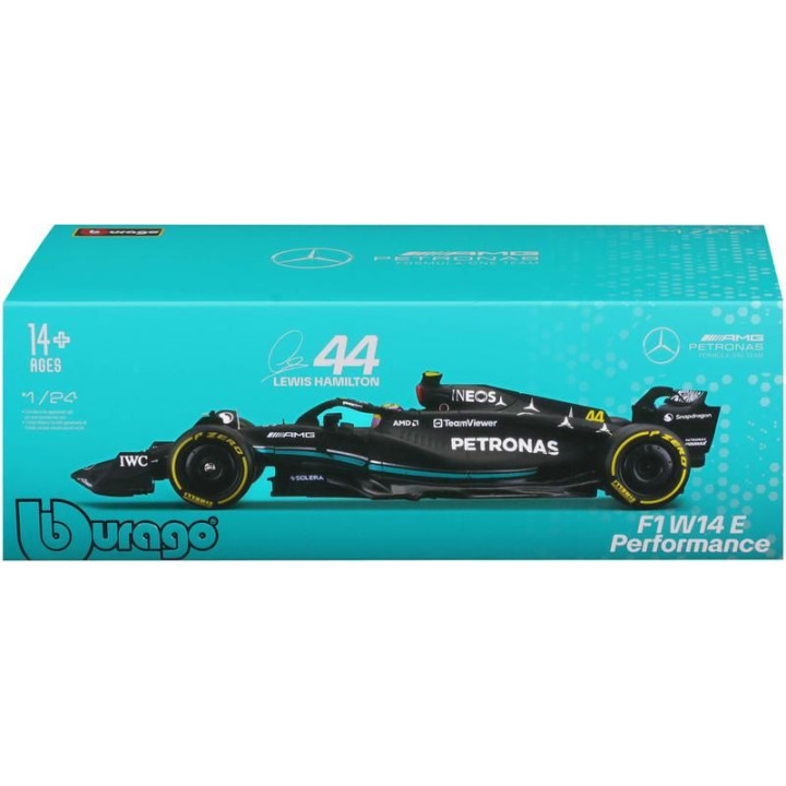 Bburago Mercedes-AMG Petronas W14 E 1:18 NO44 Hamilton