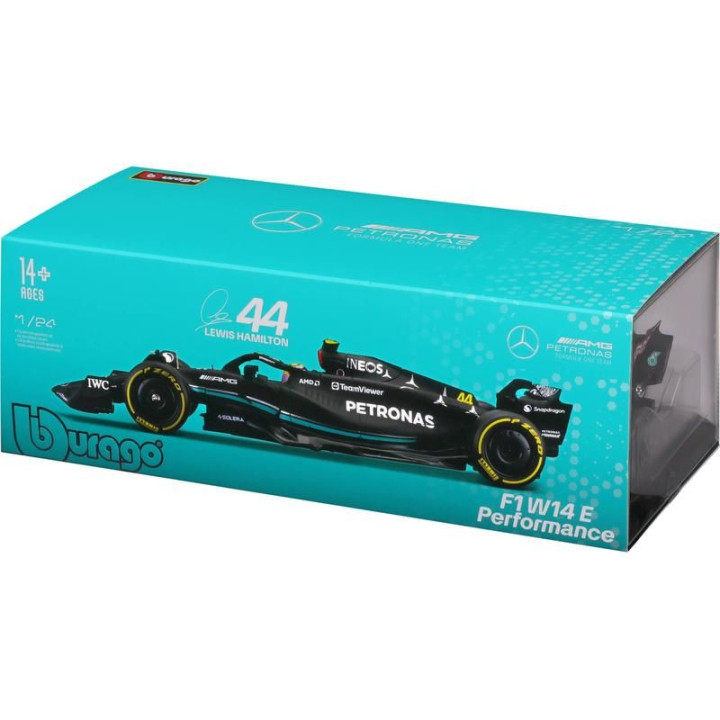 Bburago Mercedes-AMG Petronas W14 E 1:18 NO44 Hamilton