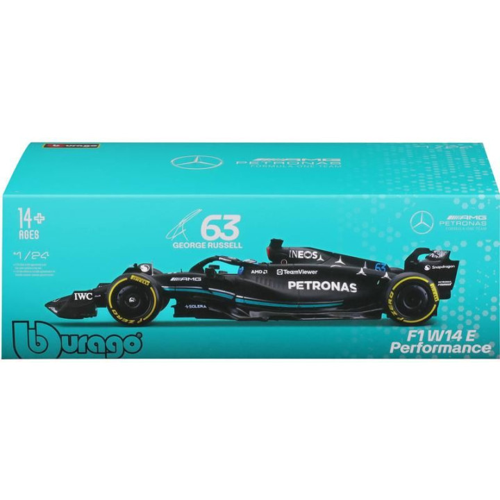 Bburago Mercedes-AMG Petronas W14 E 1:18 NO63 Russel