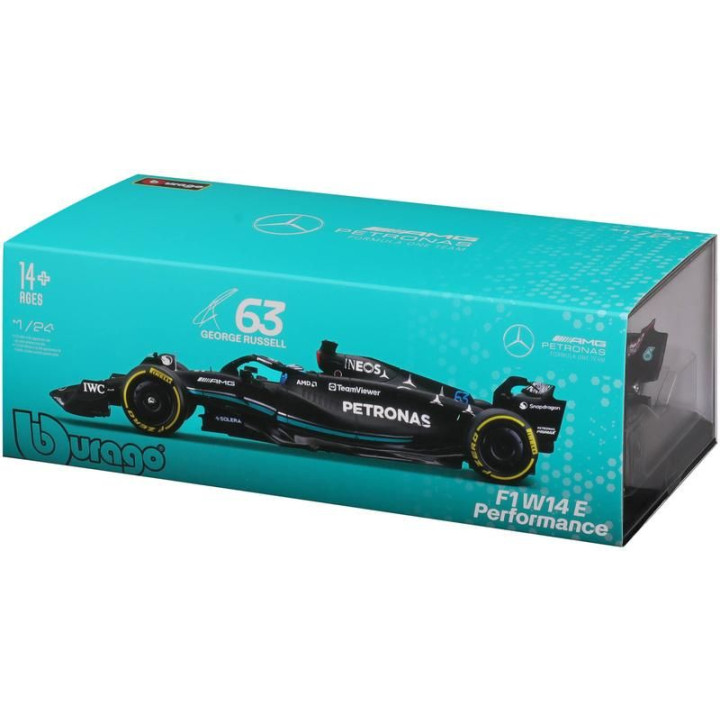 Bburago Mercedes-AMG Petronas W14 E 1:18 NO63 Russel