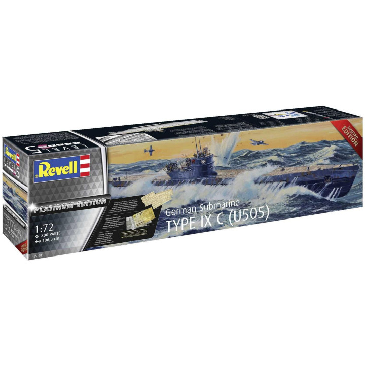 Plastic ModelKit loď 05180 - Type IX C "Platinum Edition" (1:72)