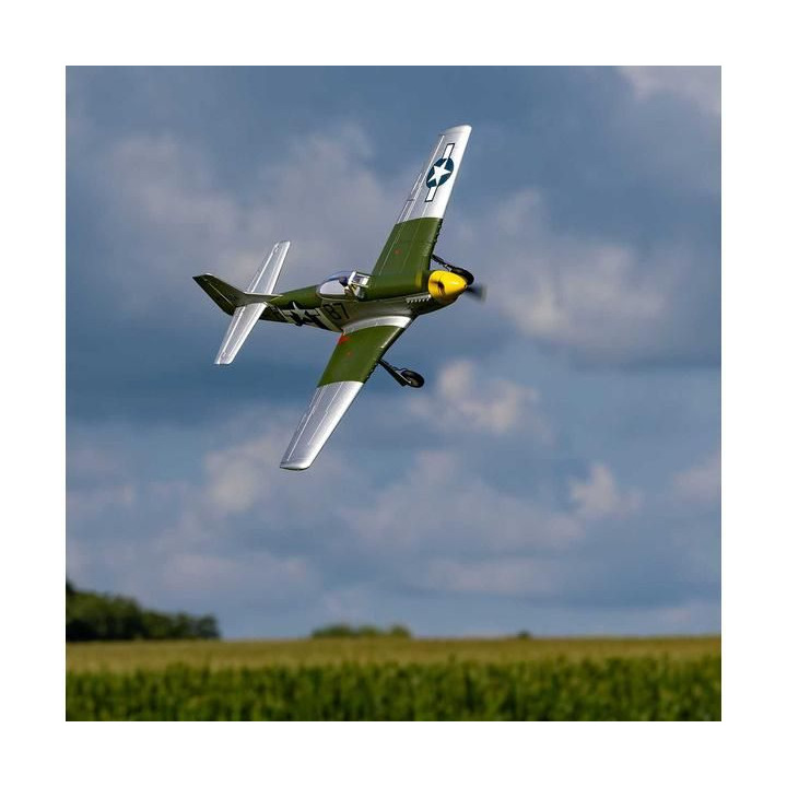E-flite P-51D Mustang 1.0m AS3X+ SAFE Select BNF Basic