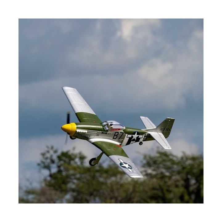 E-flite P-51D Mustang 1.0m AS3X+ SAFE Select BNF Basic