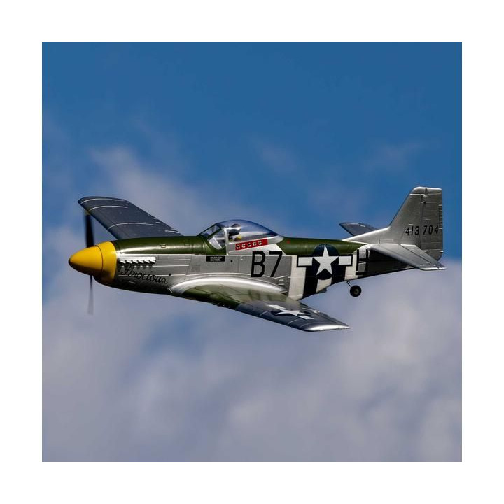 E-flite P-51D Mustang 1.0m AS3X+ SAFE Select BNF Basic