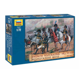Model Kit figurky 8080 – FRENCH NAPOLEONIC HQ STAFF (1:72)