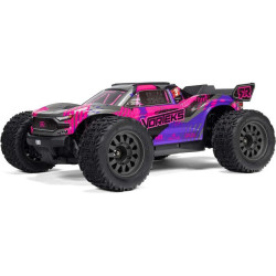 RC model auta Arrma Vorteks 223S BLX v měřítku 1:10, s náhonem 4WD, výkonným střídavým motorem a rychlostí až 80 km/h. Nezávislé zavěšení, olejové tlumiče, řídící jednotka Spektrum 80A SLT 2-3S LiPo, elektronická stabilizace DSC.