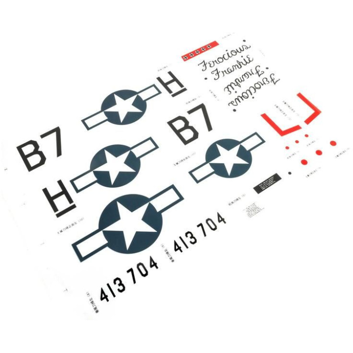 E-flite samolepky: P-51 1.0m
