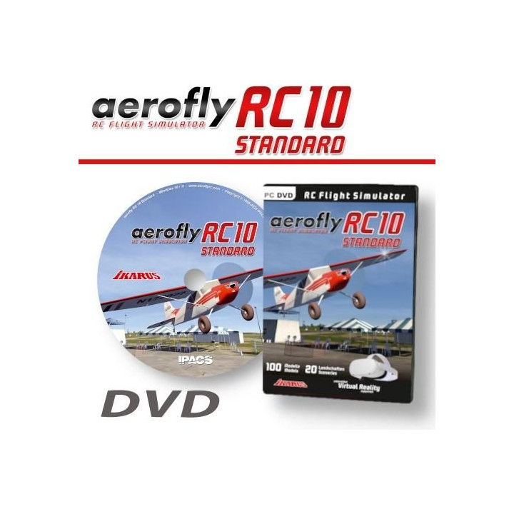 Aerofly RC10 STANDARD - DVD pro Win 10/11