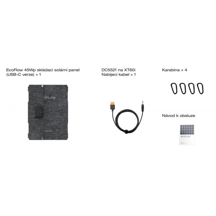 EcoFlow 45W solární panel (Typ-C)