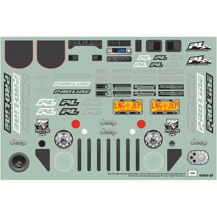 Pro-Line karosérie 1:10 2004 Jeep LJ (rozvor 313mm): Crawlers