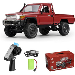 MN Model Toyota Land Cruiser LC79 1/12 Dark red