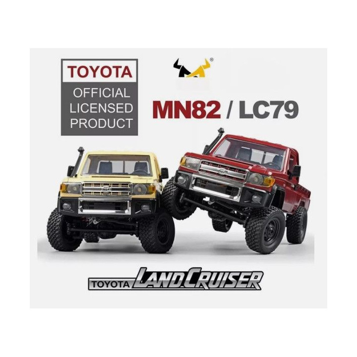 MN Model Toyota Land Cruiser LC79 1/12 Dark red