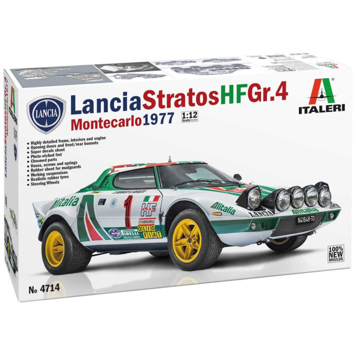 Model Kit auto 4714 - Lancia stratos HF Gr.4 (1:12)