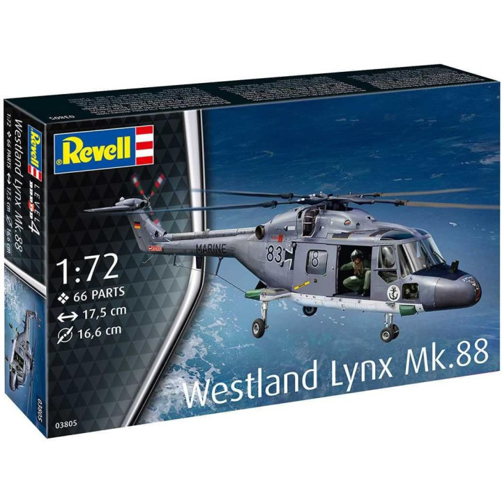 Plastic ModelKit vrtulník 03805 - Westland Lynx (1:72)
