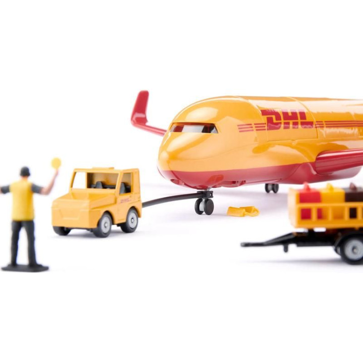 SIKU Super - DHL nákladní letadlo s příslušenstvím