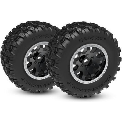 Traxxas kolo 2.1/2.6", disk černý, pneu Sledgehammer (přední) (2)