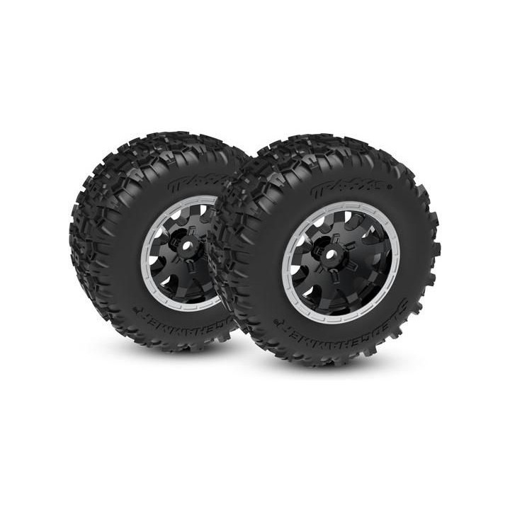Traxxas kolo 2.1/2.6", disk černý, pneu Sledgehammer (přední) (2)